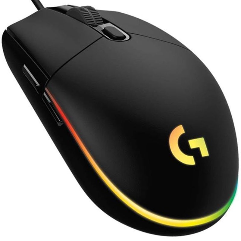 Myszka Gamingowa Logitech G203 Lightsync Czarna | Używana