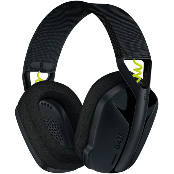 Słuchawki Gamingowe Logitech G435 Lightspeed Wireless Gaming Black | Brak odbiornika, Łączność Bluetooth | Refurbished