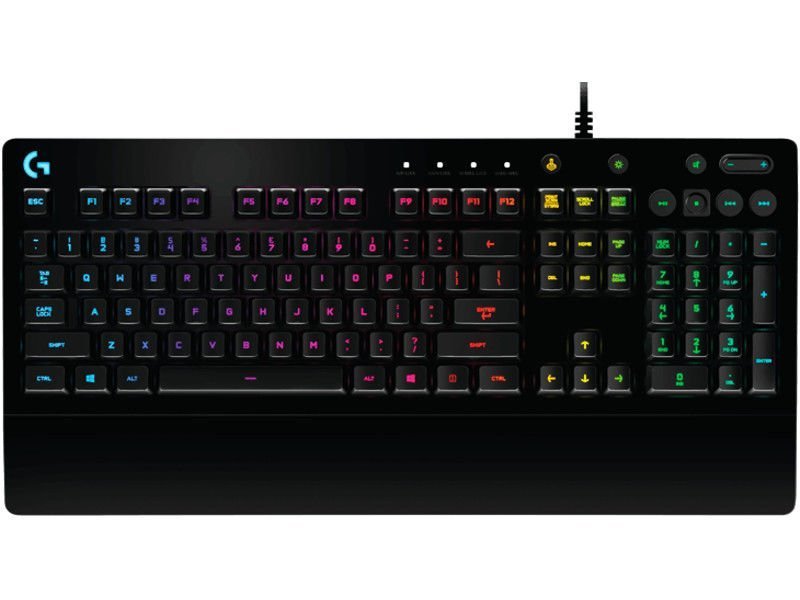 Klawiatura Membranowa Logitech G213 Gaming Prodigy RGB BEL (układ belgijski) | Używana