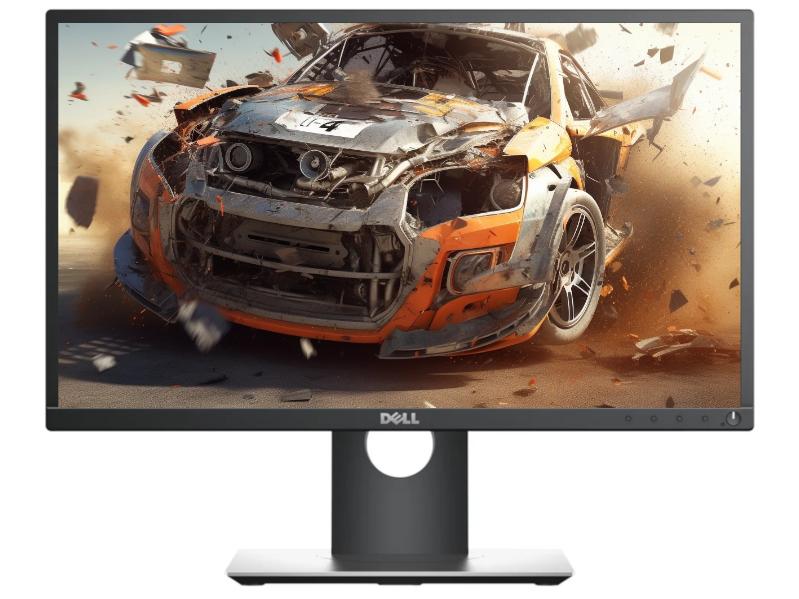 Monitor Dell P2417H / 24" / 1920x1080 Full HD / HDMI / VGA / DisplayPort / USB 3.2 / Klasa A