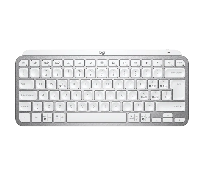 Klawiatura Bezprzewodowa Logitech MX Keys Mini Pale Grey US Advanced Wireless Illuminated White | Refurbished