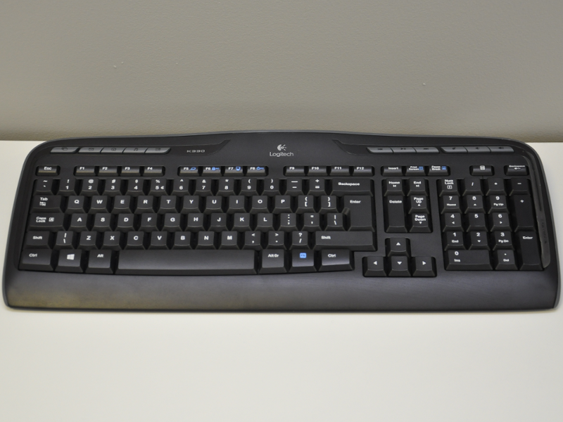 Logitech k330 клавиатура как подключить