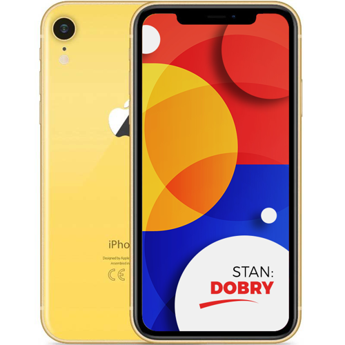 Apple iPhone XR Yellow 128GB Smartfon - Stan Dobry